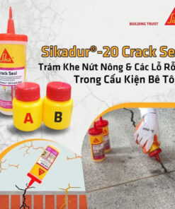 Sikadur 20 Crack Seal - Keo xử lý vệt nứt gốc epoxy 2 thành phần