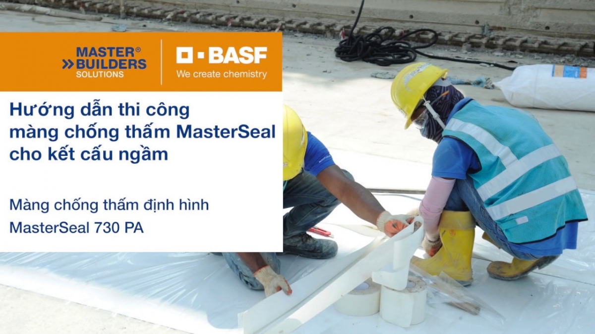 Masterseal 730 UVS – Màng chống thấm HDPE tự bám dính
