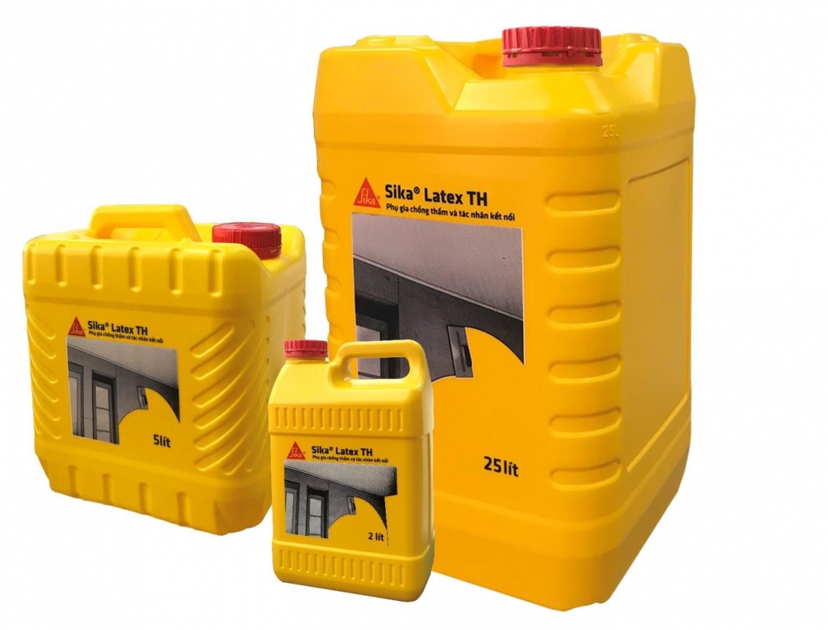 Chống thấm Sika Latex TH (5 LÍT) – Styren Butadiene cải tiến