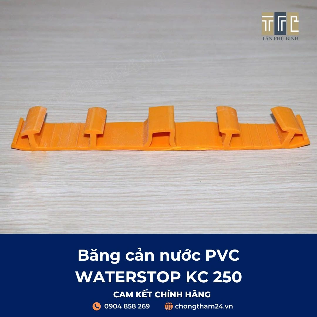 Băng cản nước PVC – WATERBARS (WATERSTOP) KC 250