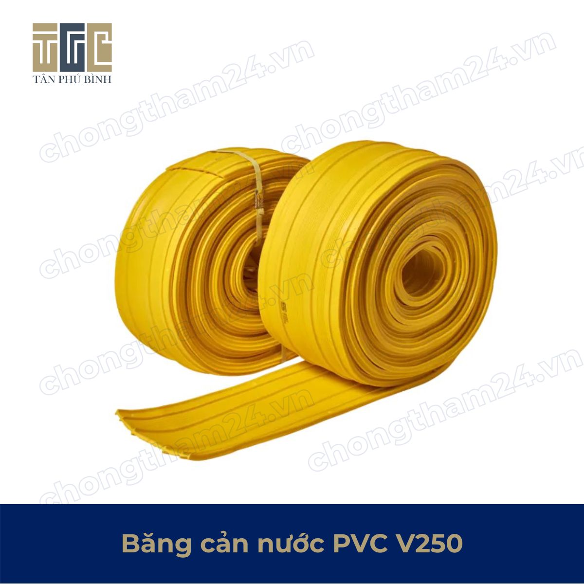 Băng cản nước PVC V250 chống thấm công trình