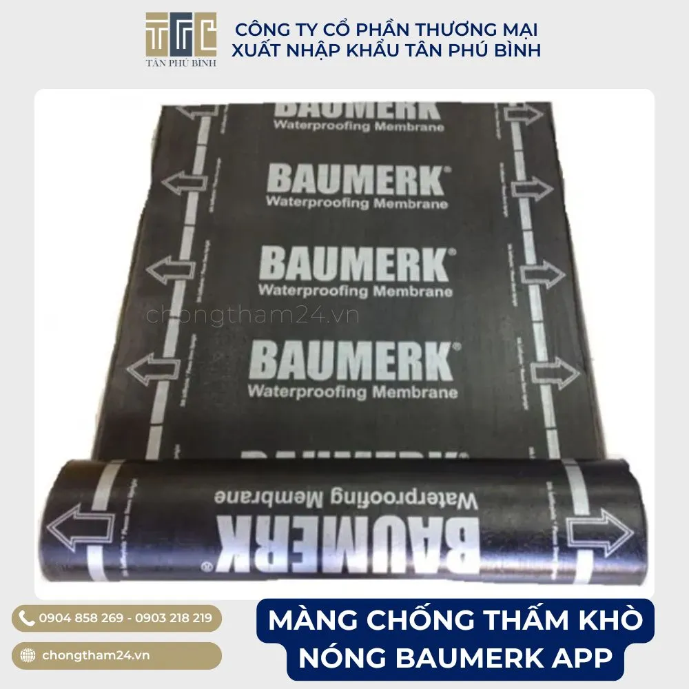 BAUMERK APP – Màng khò nóng dày 3mm (THỔ NHĨ KỲ)