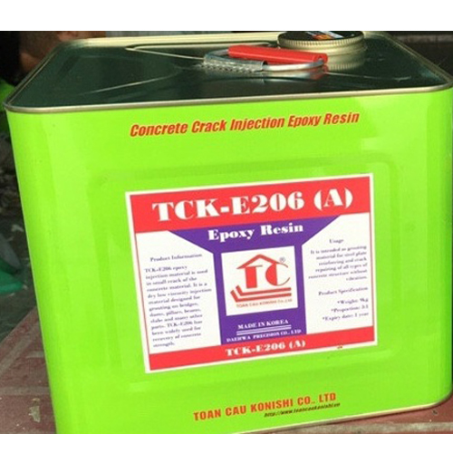 Keo Epoxy TCK E206 | Keo epoxy dùng để bơm sửa chữa vết nứt