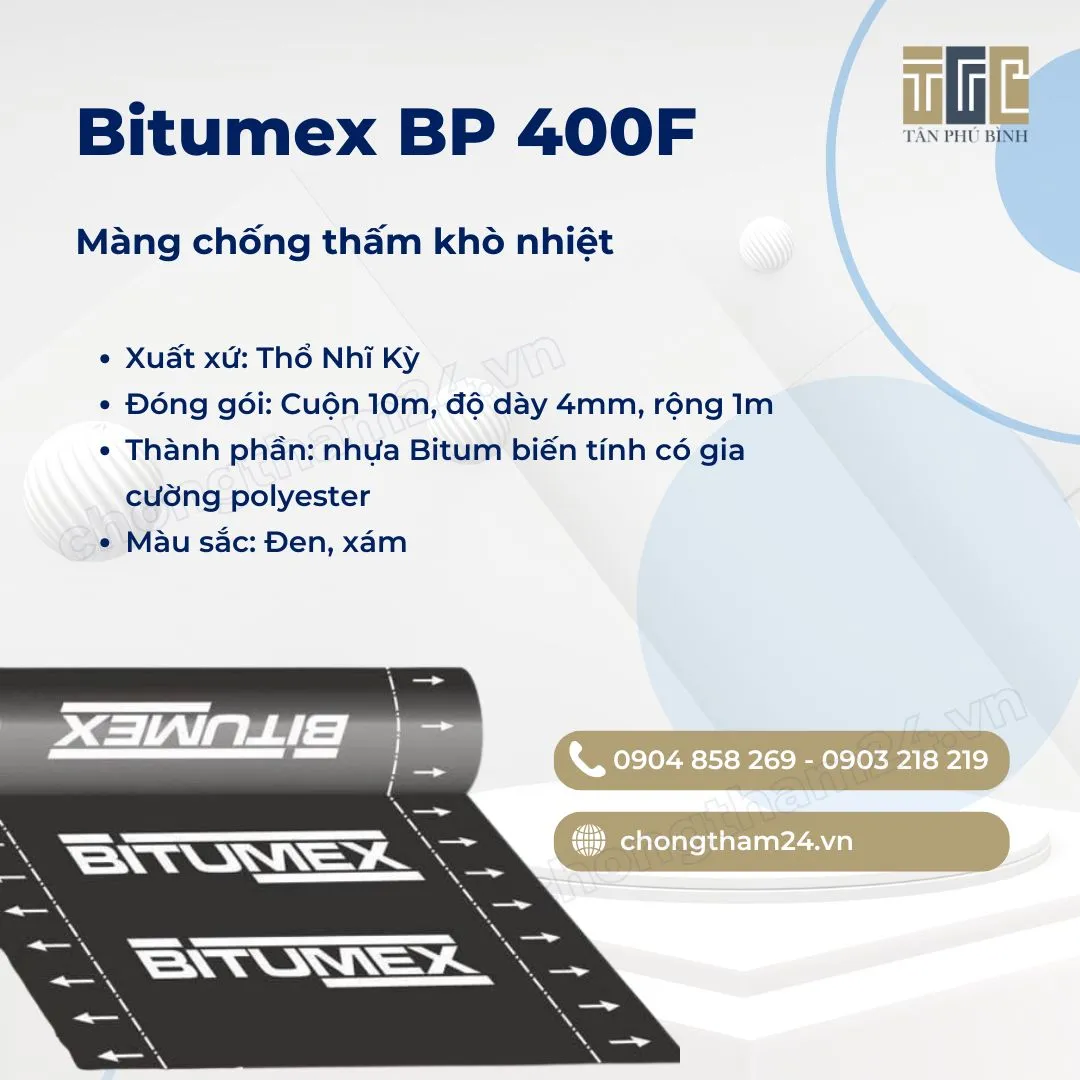 Màng Bitumex BP 400F Màng Bitumex BP 400F