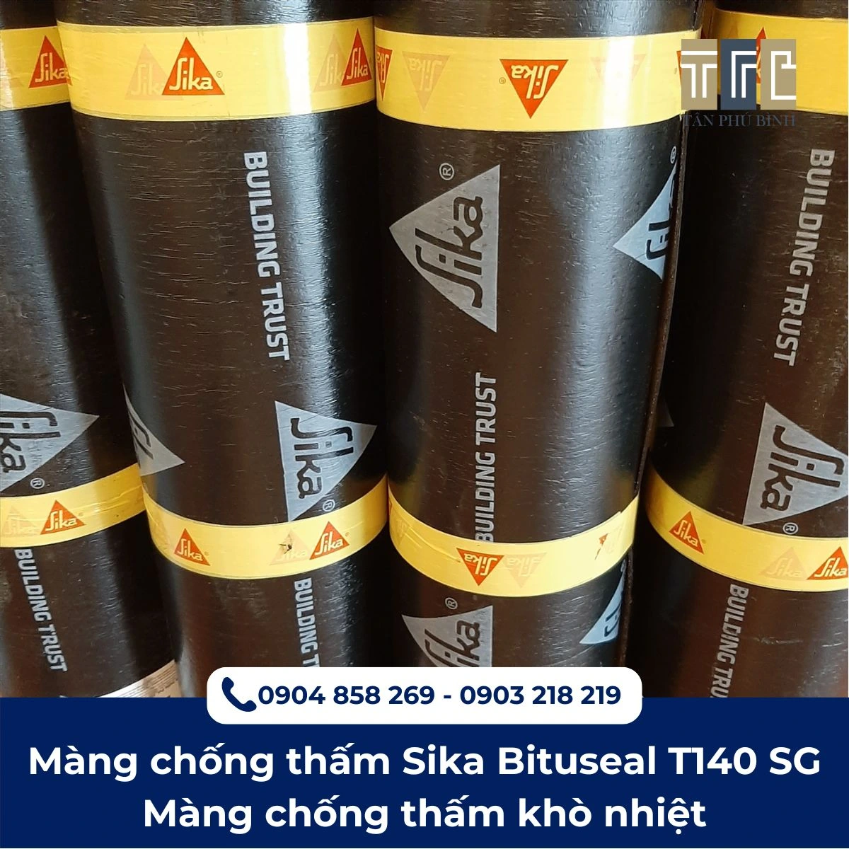 Màng chống thấm Sika Bituseal T140 SG - 3