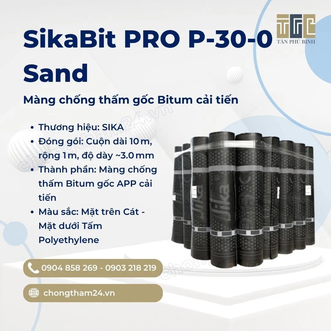 màng SikaBit PRO P-30-0 Sand màng SikaBit PRO P-30-0 Sand