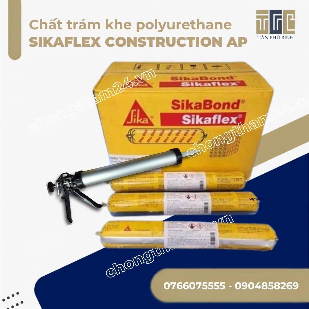 Sikaflex Construction AP (grey) – Chất trám khe polyurethane