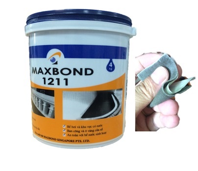 Maxbond 1211 – chất chống thấm gốc xi măng 2 thành phần 4 kg