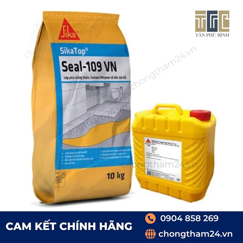 SikaTop Seal 109 VN – Lớp phủ chống thấm, cement Polymer cải tiến