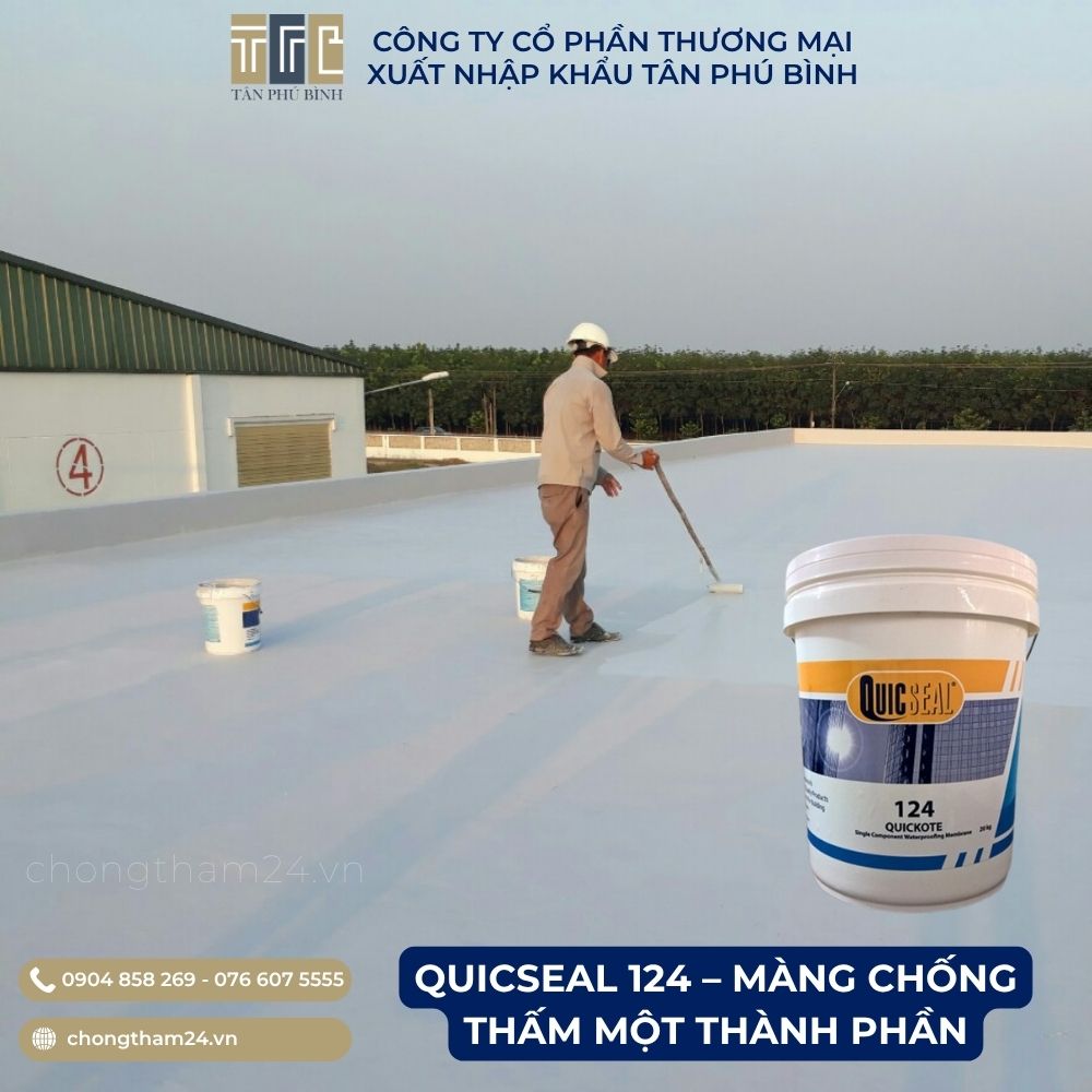 Màng chống thấm Quicseal 124 Màng chống thấm Quicseal 124