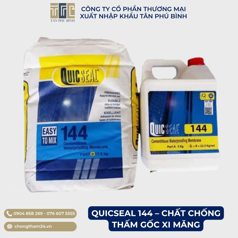 QUICSEAL 144 – Chất chống thấm gốc xi măng