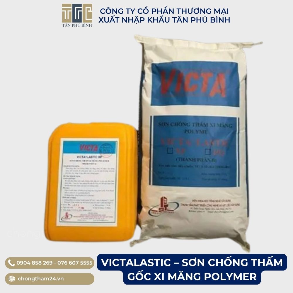 Sơn chống thấm xi măng polyme Victalastic Sơn chống thấm xi măng polyme Victalastic