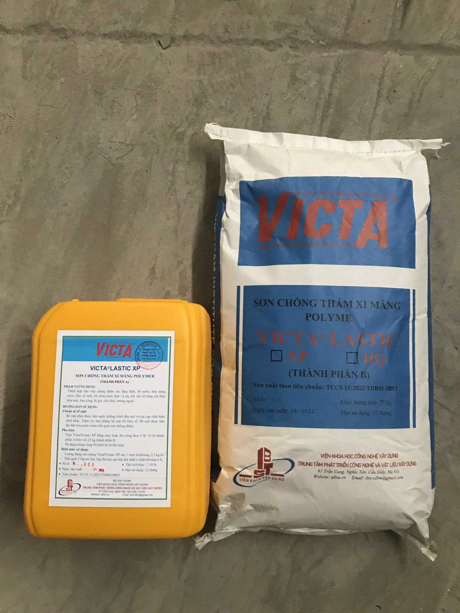 Victalastic – Sơn chống thấm gốc xi măng polymer