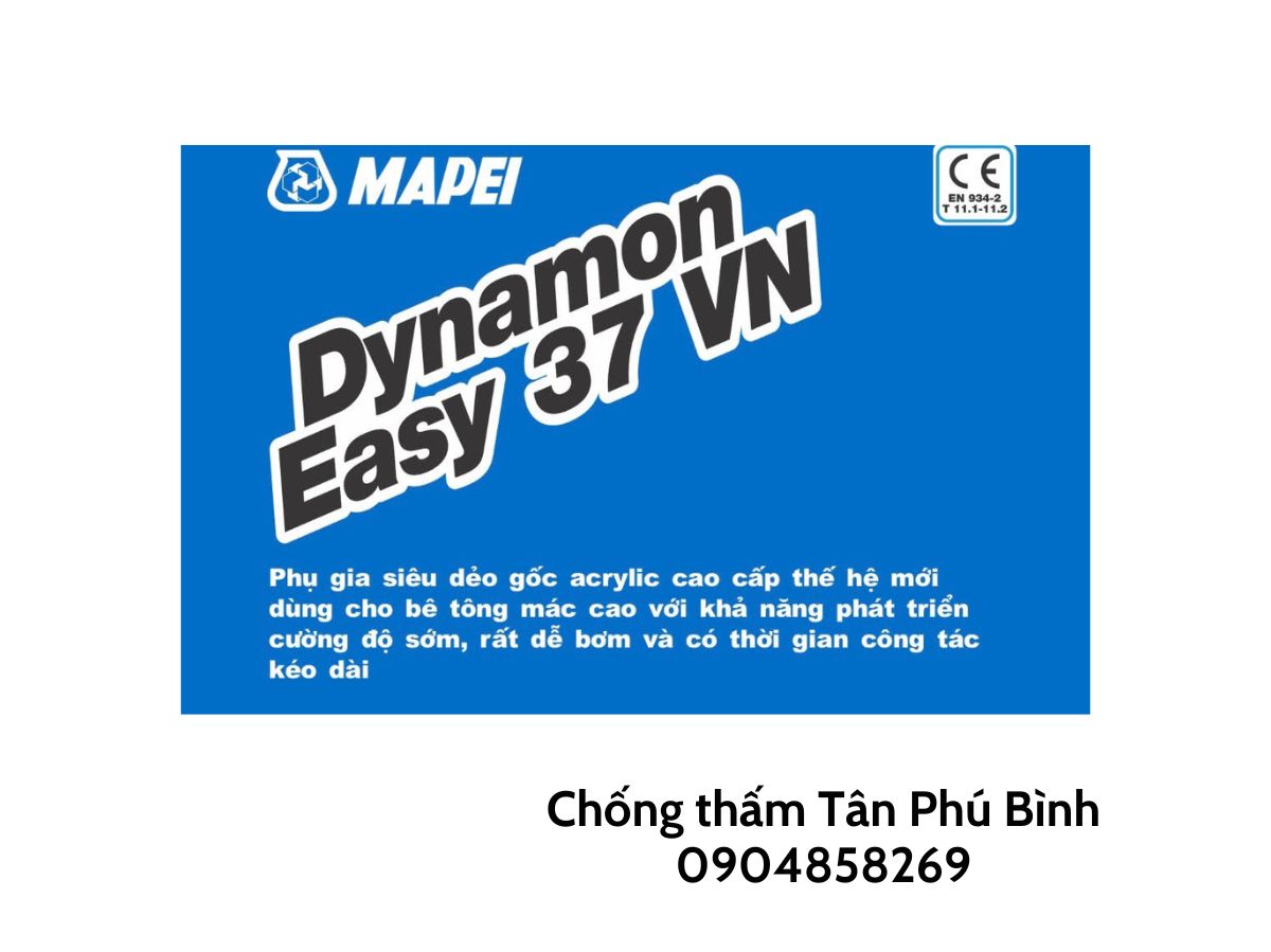 Dynamon Easy 37 VN – Phụ gia gốc Acrylic cải tiến cho bê tông mác cao