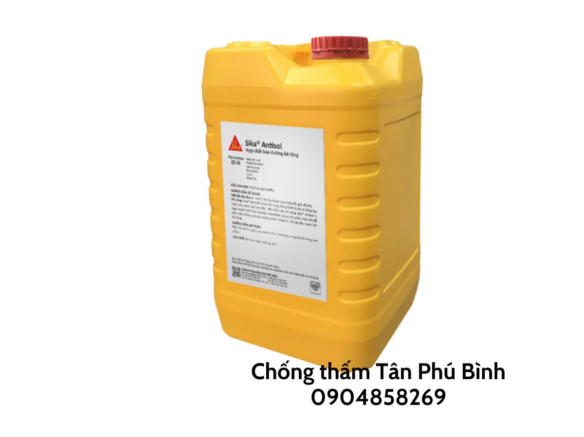 Antisol S – Hợp chất bảo dưỡng bê tông