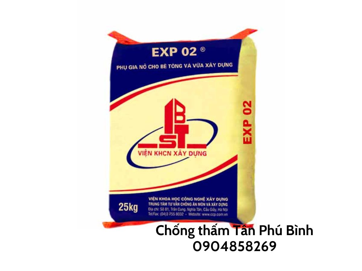 EXP 02 – Phụ gia nở cho bê tông và vữa xây dựng