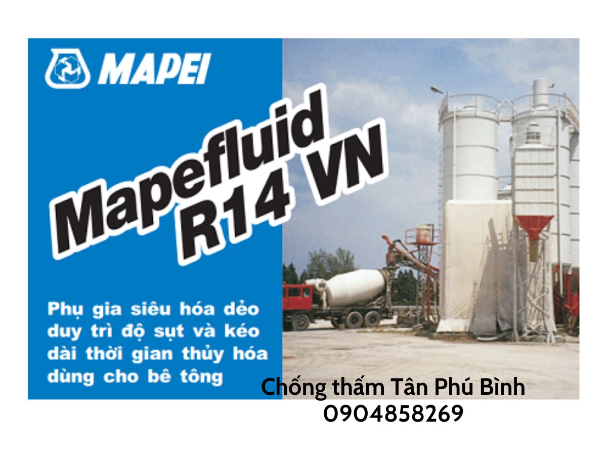 MAPEFLUID R14 VN – Phụ gia siêu hóa dẻo duy trì độ sụt cho bê tông