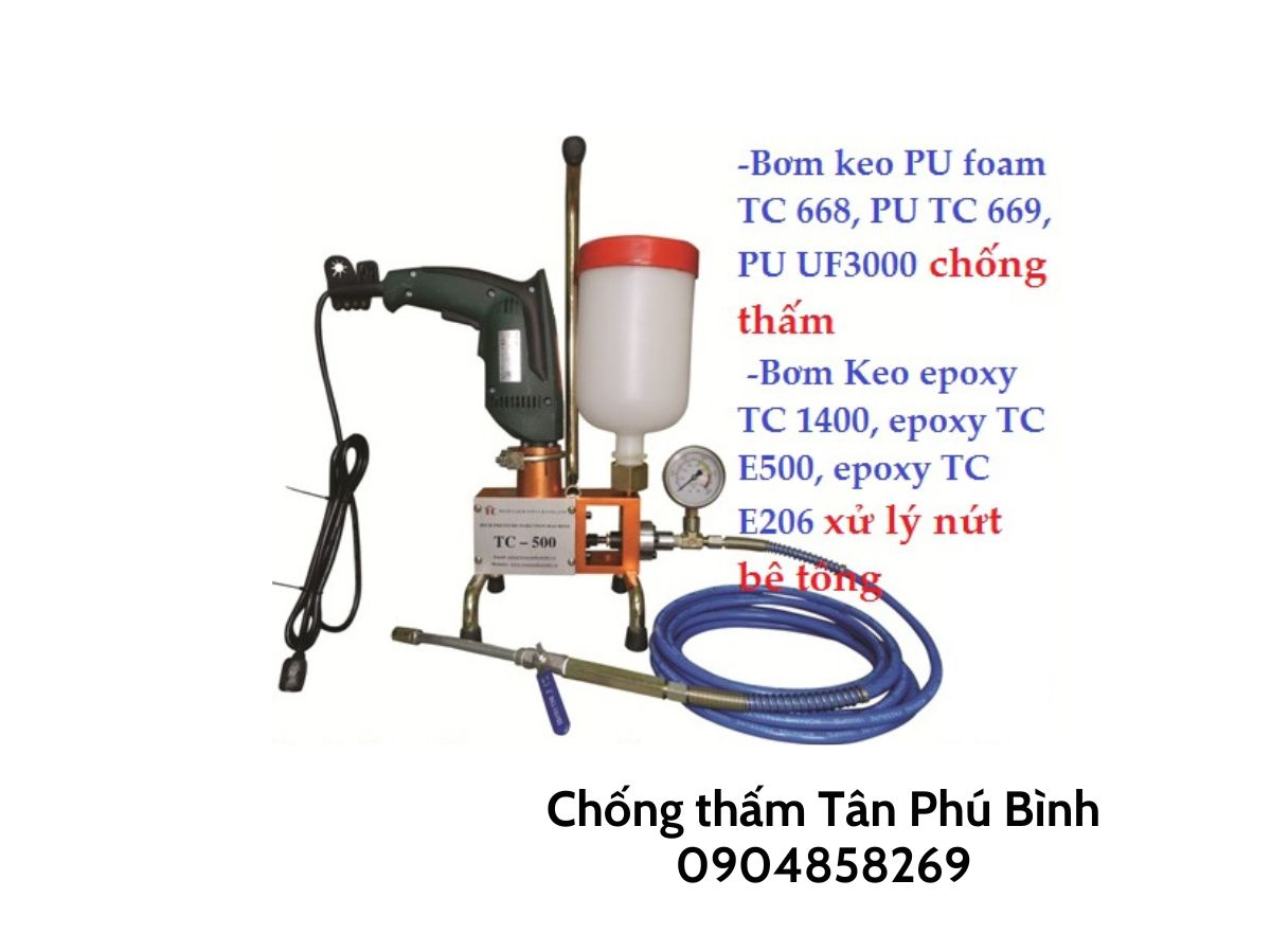 Máy bơm keo PU TC 500