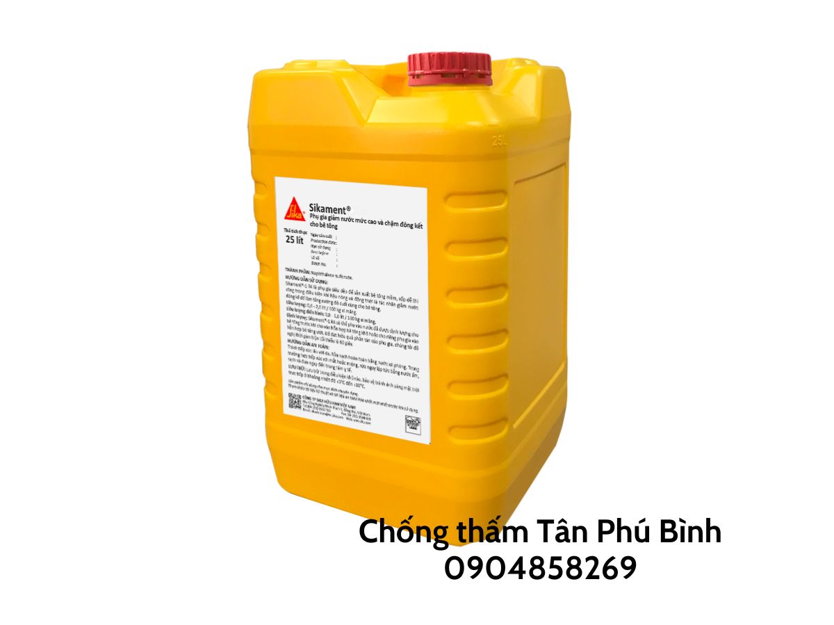 SIKAMENT NN – Phụ gia siêu dẻo giảm nước, ninh kết nhanh cho bê tông