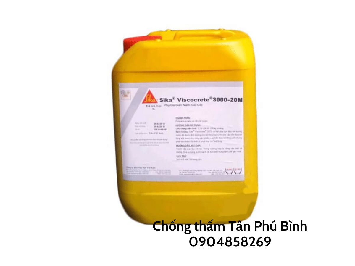 Sika Viscocrete 3000-20 – Phụ gia giảm nước cao cấp