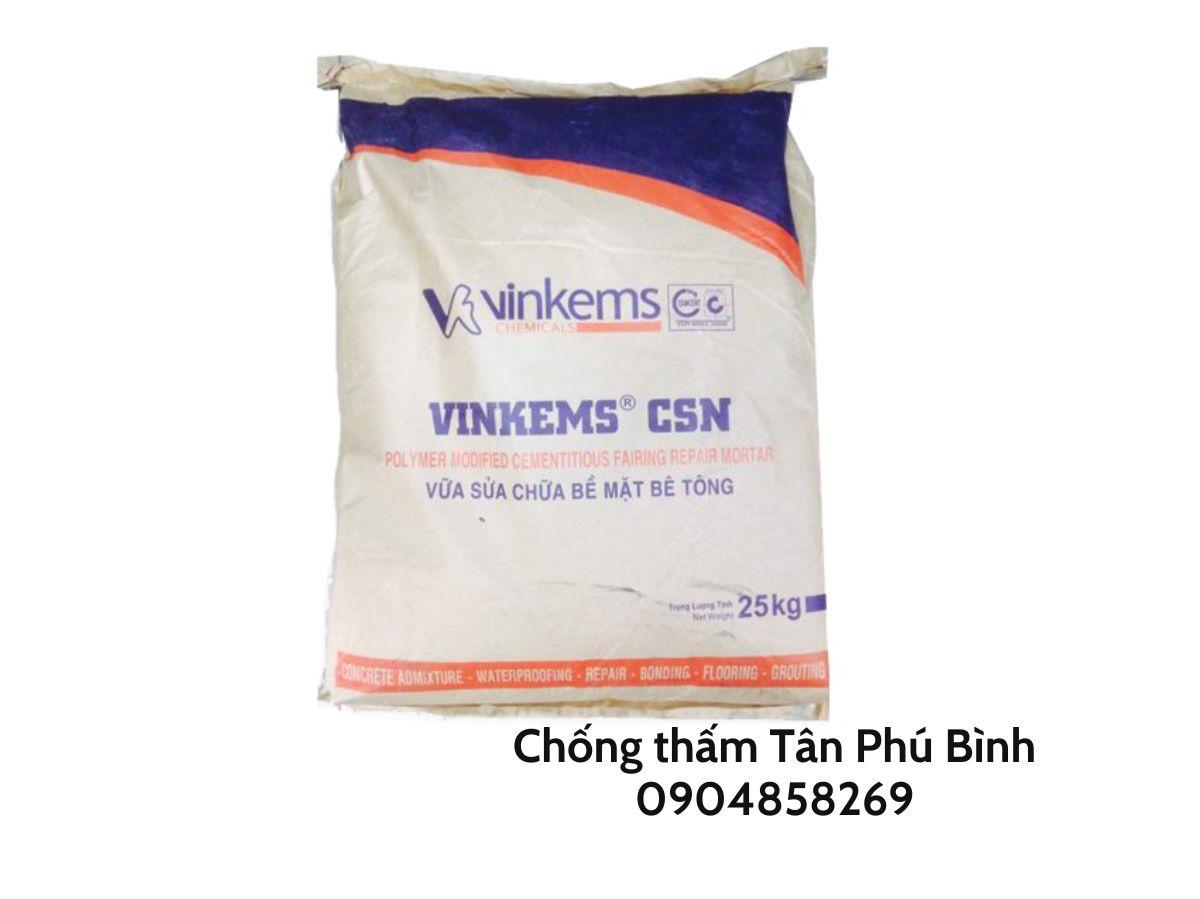 VINKEMS CSN – Vữa sửa chữa bề mặt bê tông