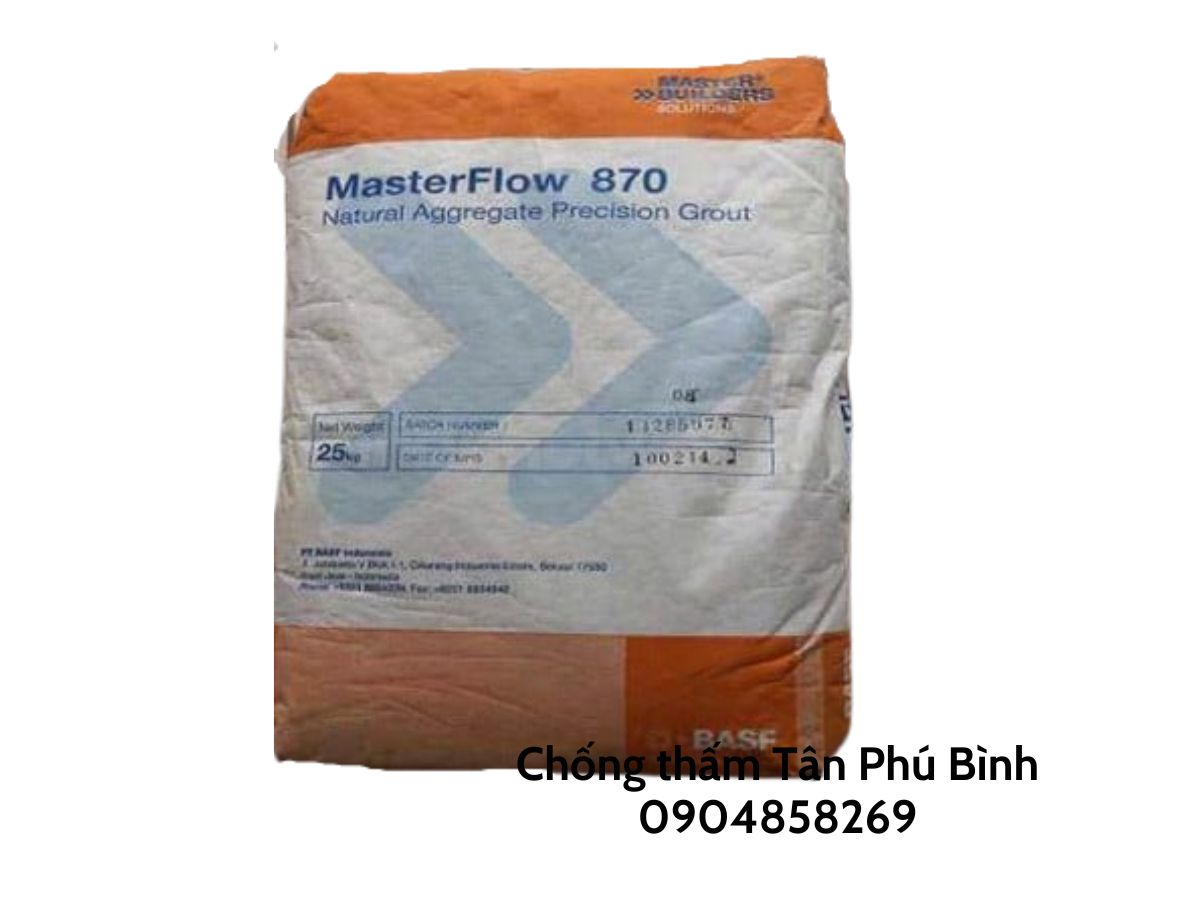 MasterFlow 870 – Vữa không co ngót cường độ cao