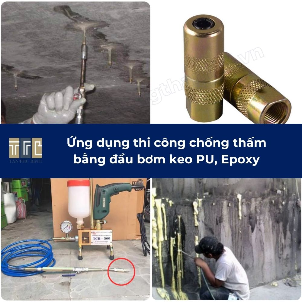Đầu bơm keo PU - 1 Đầu bơm keo PU - 1