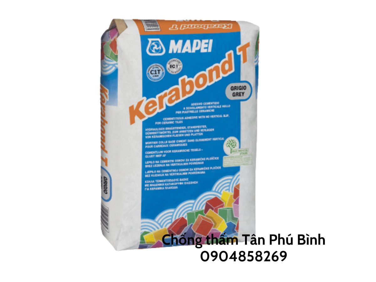 Kerabond T xám – Vữa ốp lát gạch cao cấp gốc xi măng (màu xám)