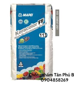 Keracolor FF113 - Vữa chít mạch siêu mịn gốc xi măng 25kg (màu xám)