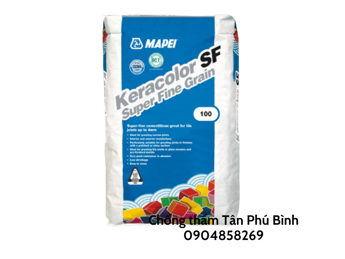 Keracolor SF100 – Vữa chít mạch siêu mịn gốc xi măng 20kg (màu trắng)