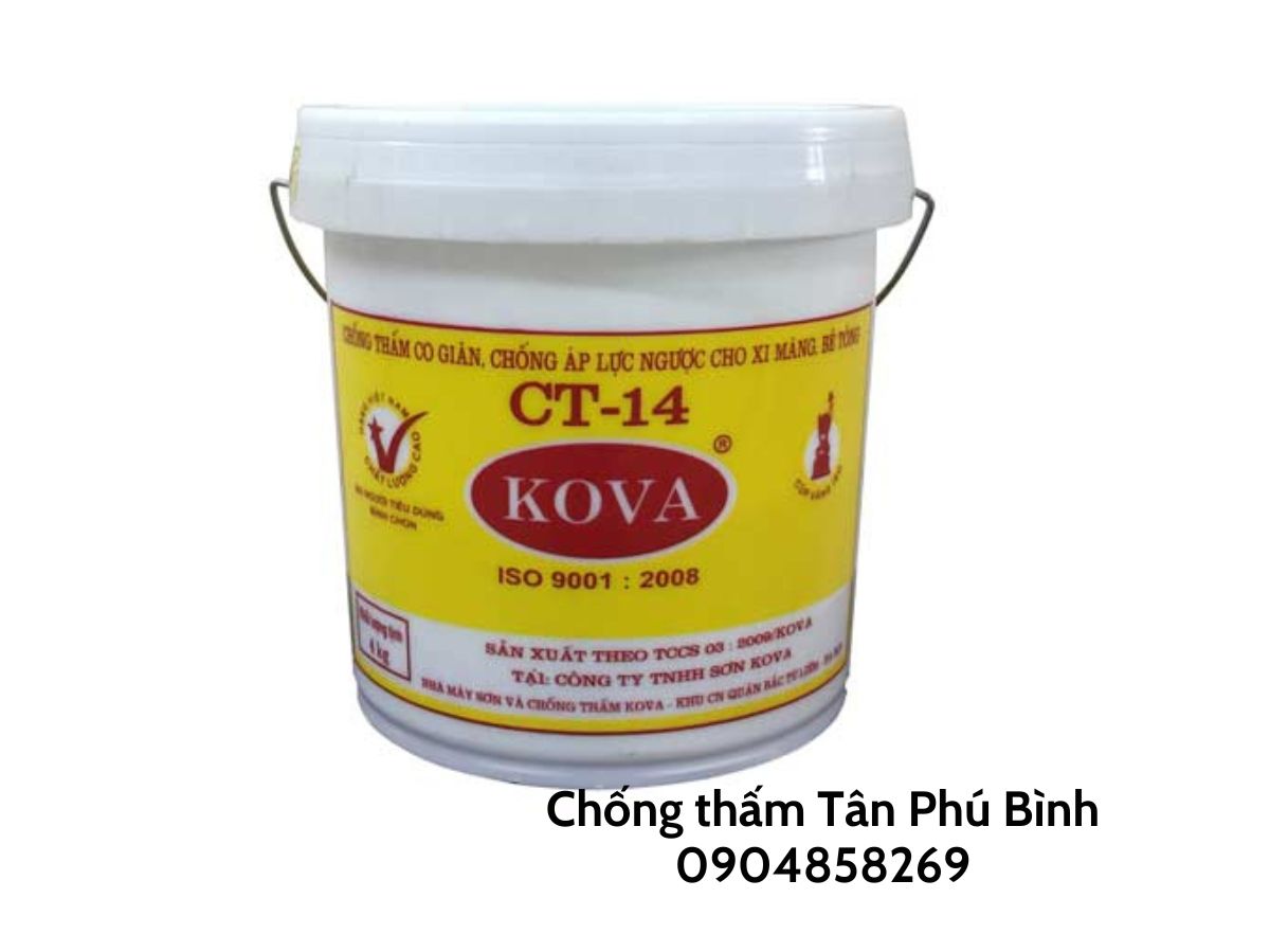 KOVA CT-14 – chất chống thấm co giãn, trám trét vết nứt bê tông