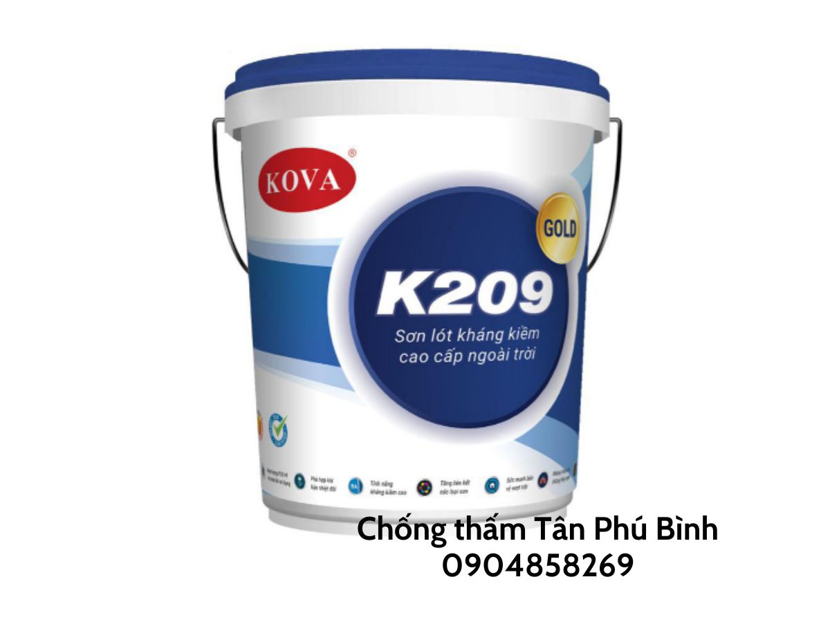 Sơn KOVA K209 GOLD – Sơn lót kháng kiềm cao cấp trong nhà