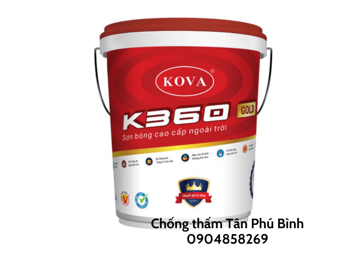 KOVA K360 GOLD – Sơn bóng cao cấp ngoài trời