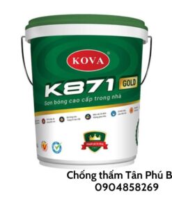 Sơn KOVA K871 GOLD - Sơn bóng cao cấp trong nhà