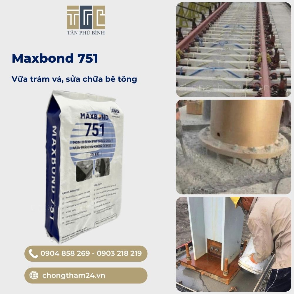 Maxbond 751 thích hợp cho nhiều công trình thi công Maxbond 751 thích hợp cho nhiều công trình thi công
