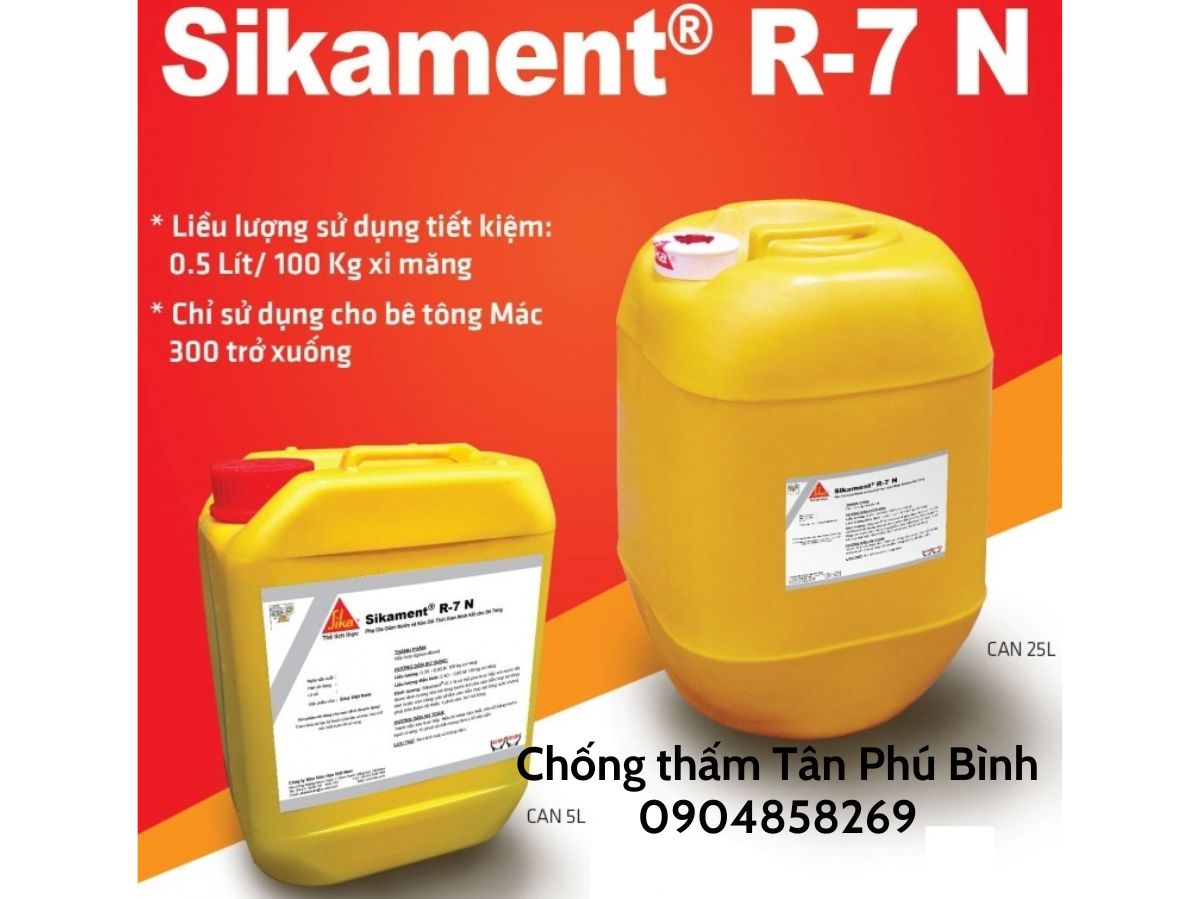 Sikament R7N – Phụ gia hỗ trợ tháo ván khuôn 7 ngày cho bê tông