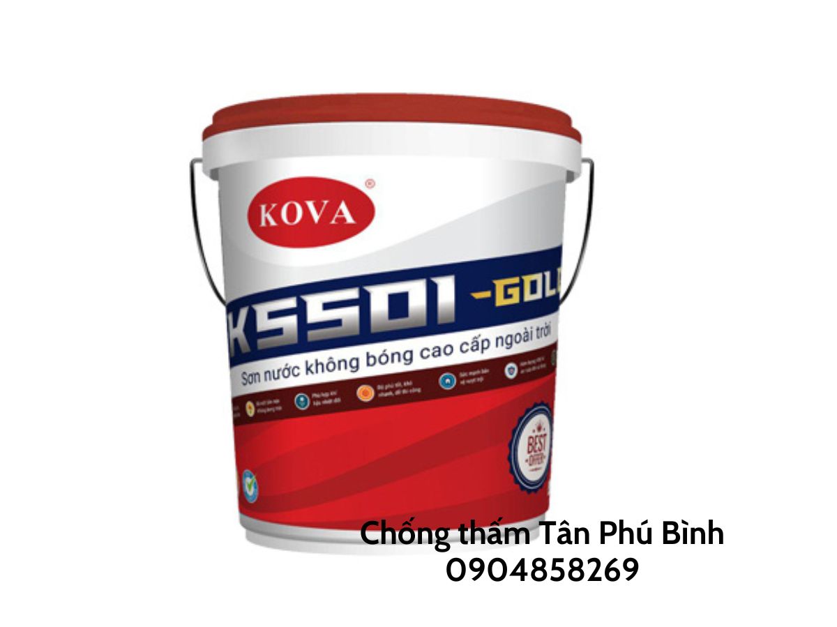 Sơn KOVA K5501 GOLD – Sơn không bóng cao cấp ngoài trời