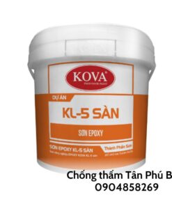 Sơn Kova KL-5 sàn - Sơn sàn epoxy men chịu mài mòn, hóa chất