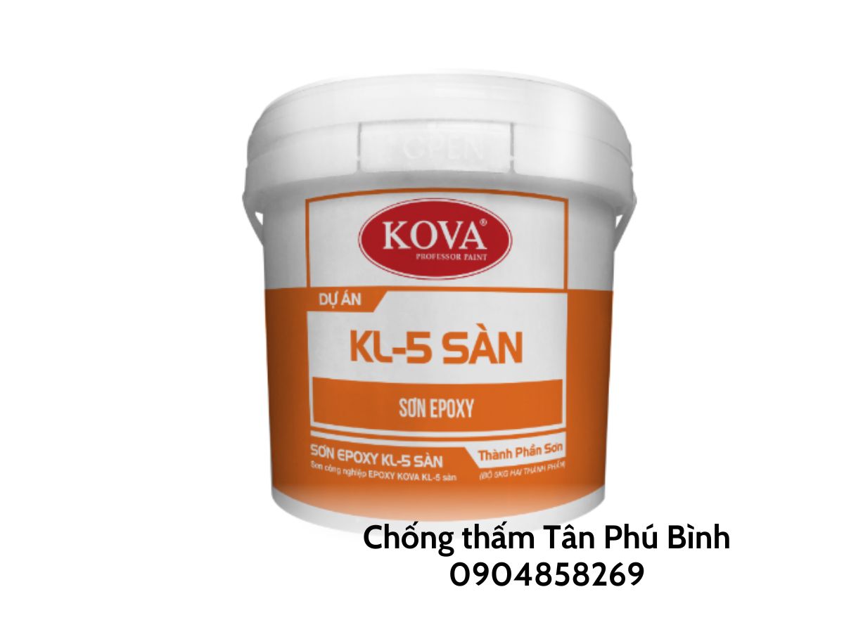 Sơn Kova KL-5 sàn – Sơn sàn epoxy men chịu mài mòn, hóa chất