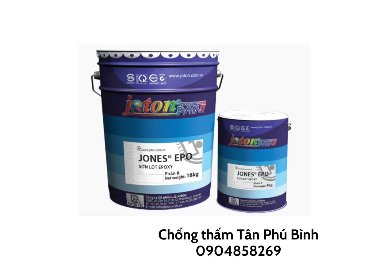 Sơn lót Epoxy JONES EPO CLEAR- Hệ epoxy gồm 2 thành phần