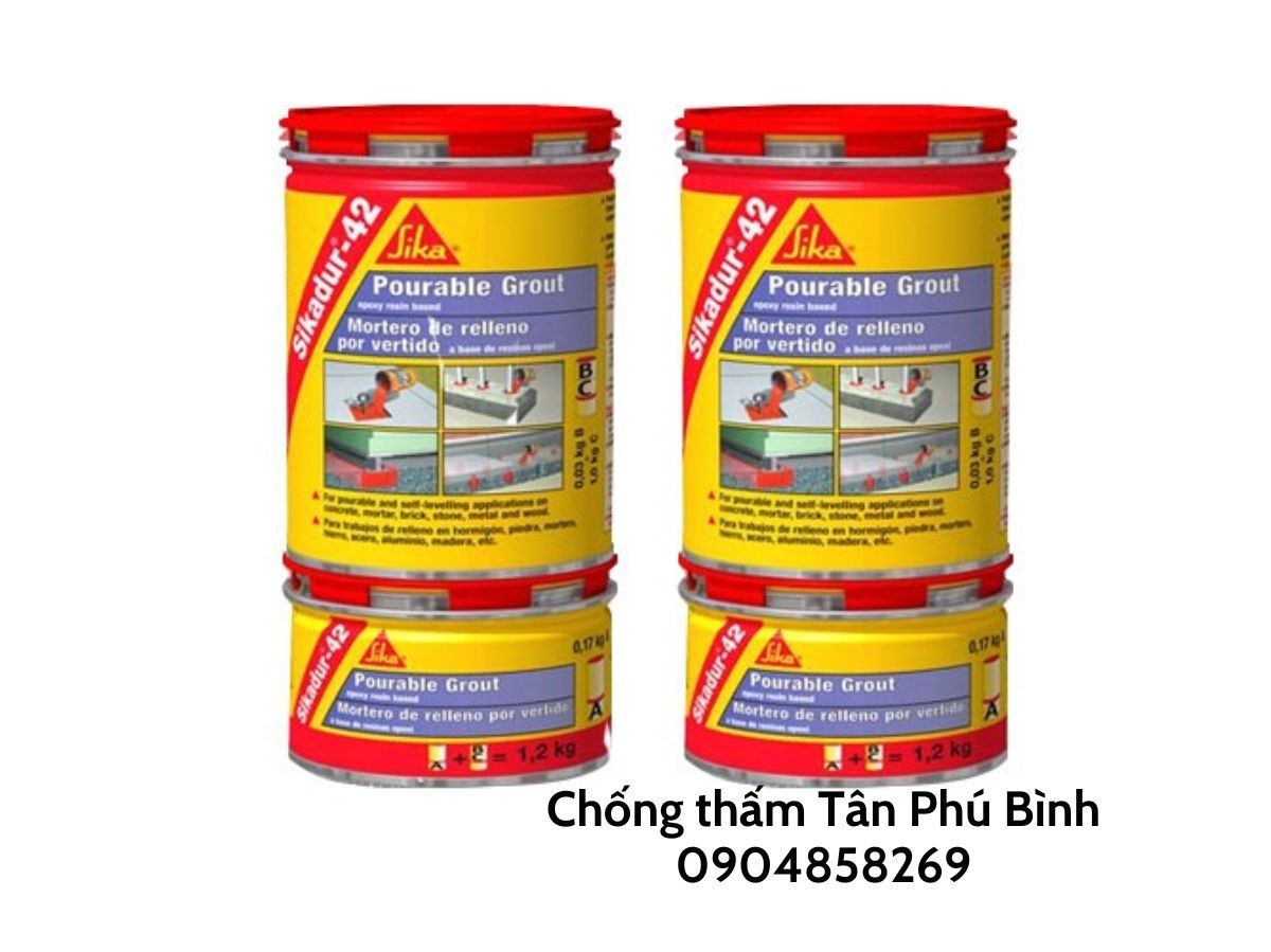 Sikadur 42 MP – Vữa rót gốc nhựa epoxy 3 thành phần