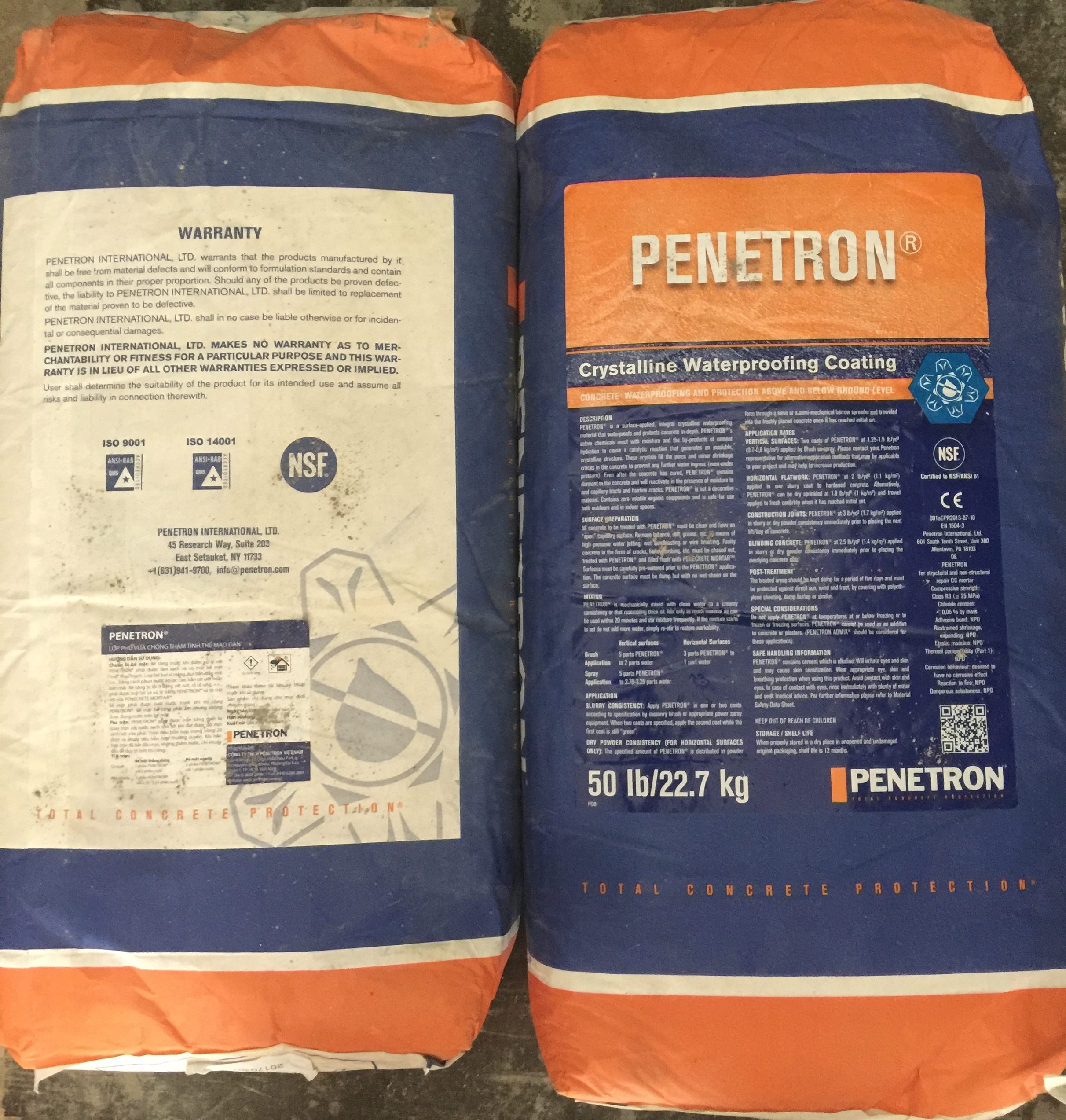 Penetron – CHẤT CHỐNG THẤM TINH THỂ MAO DẪN