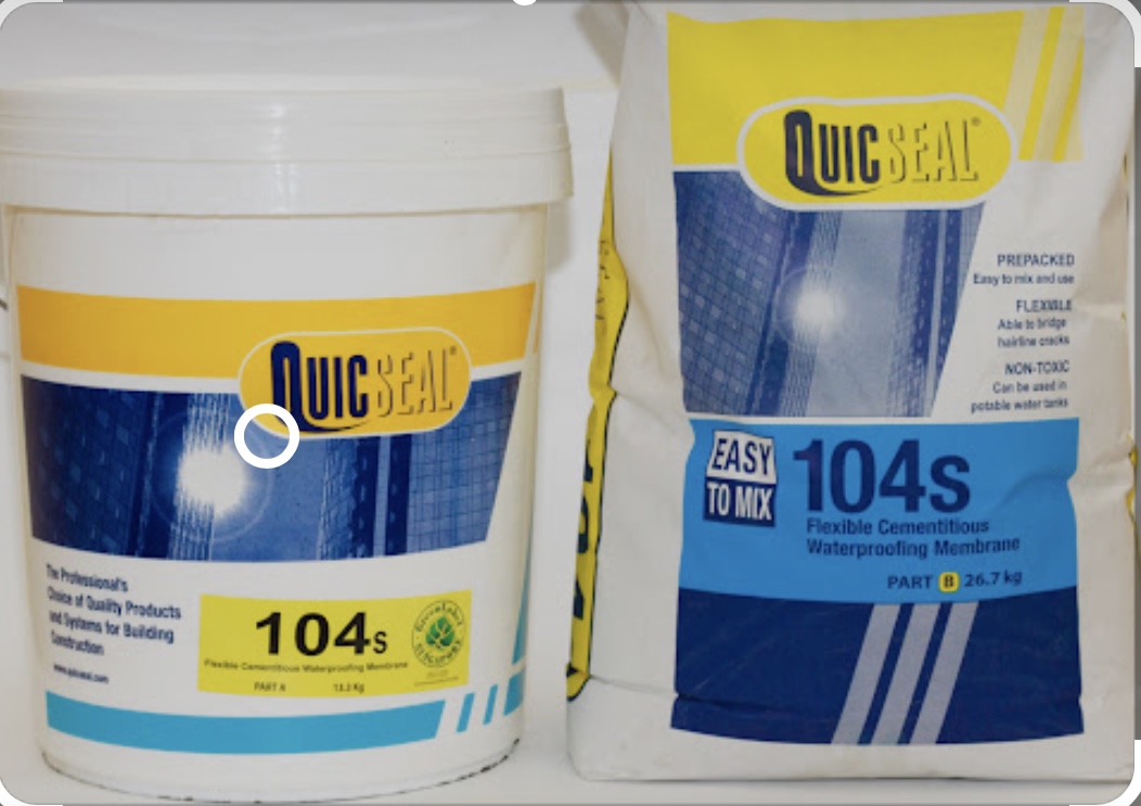 Quicseal 104s – Chất chống thấm gốc xi măng 2 thành phần tạo màng