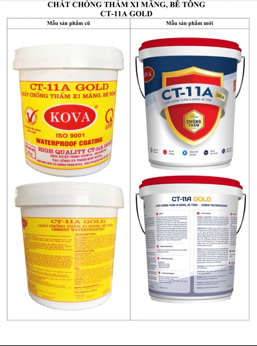 CT-11A GOLD (20kg) – CHẤT CHỐNG THẤM XI MĂNG, BÊ TÔNG