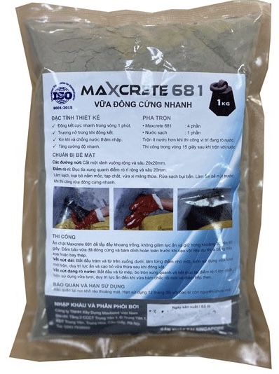 MAXCRETE 681 – Xi măng đông cứng nhanh
