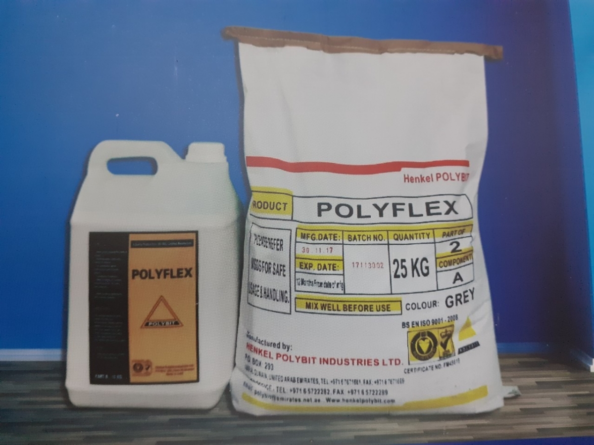 Polyflex – Chống thấm hai thành phần gốc xi măng Acrylic biến tính