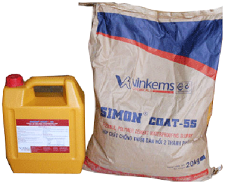 Simon Coat 5S – Vữa chống thấm và bảo vệ đàn hồi (bộ 25kg)