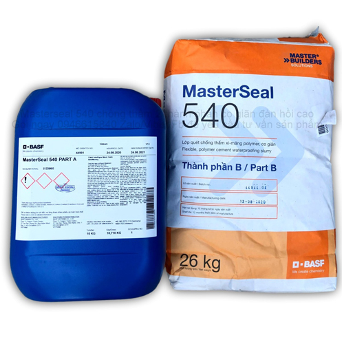 Masterseal 540 (SikaTop 540 seal) – Vữa chống thấm gốc xi măng 2 thành phần