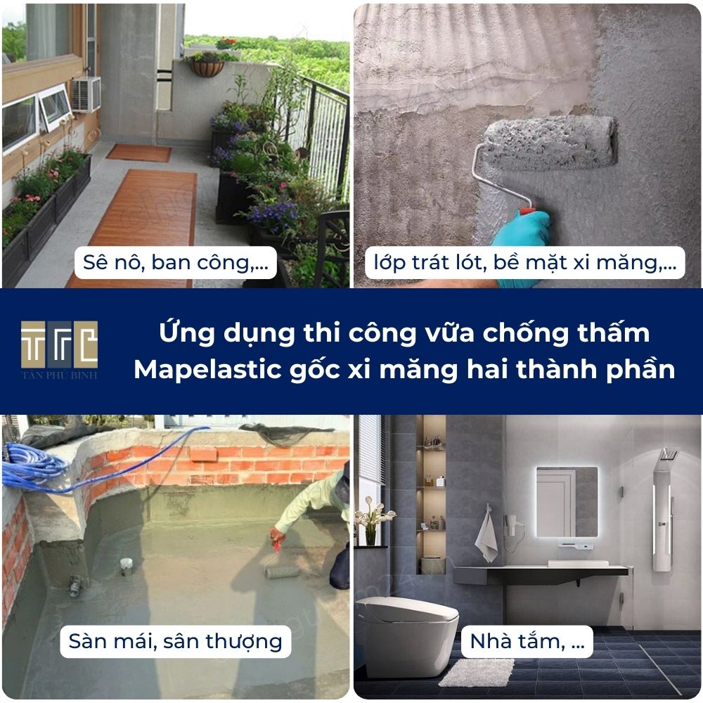 Thi công Mapelastic 32kg Thi công Mapelastic 32kg