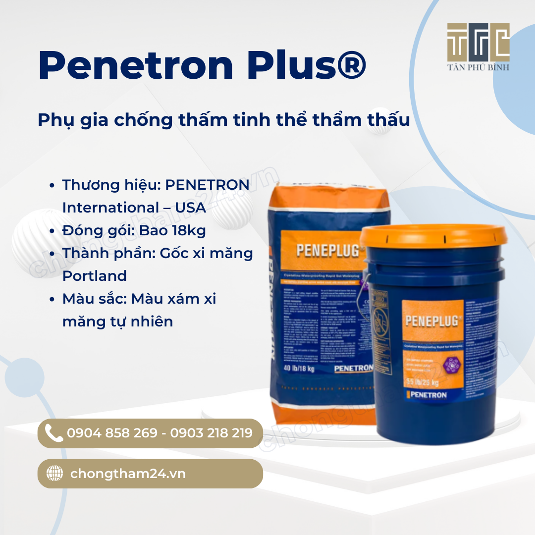 chống thấm Penetron Plus